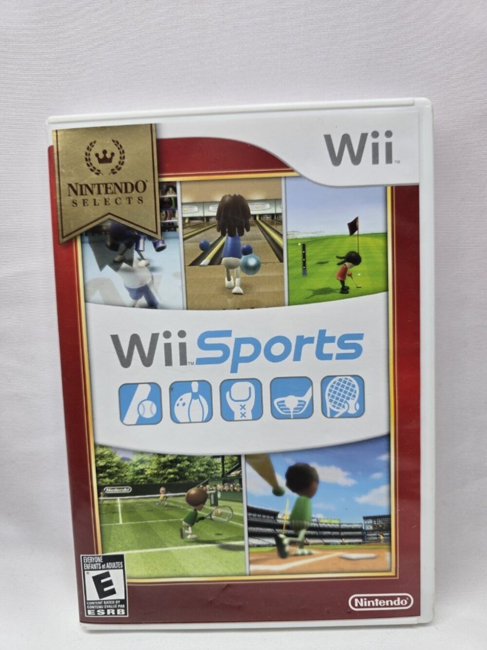 Wii Sports Nintendo Selects Complete w/ Manual CIB Tested